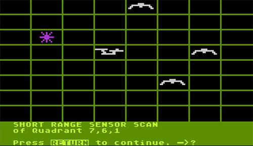 Star Trek 3.5 Atari Screenshot