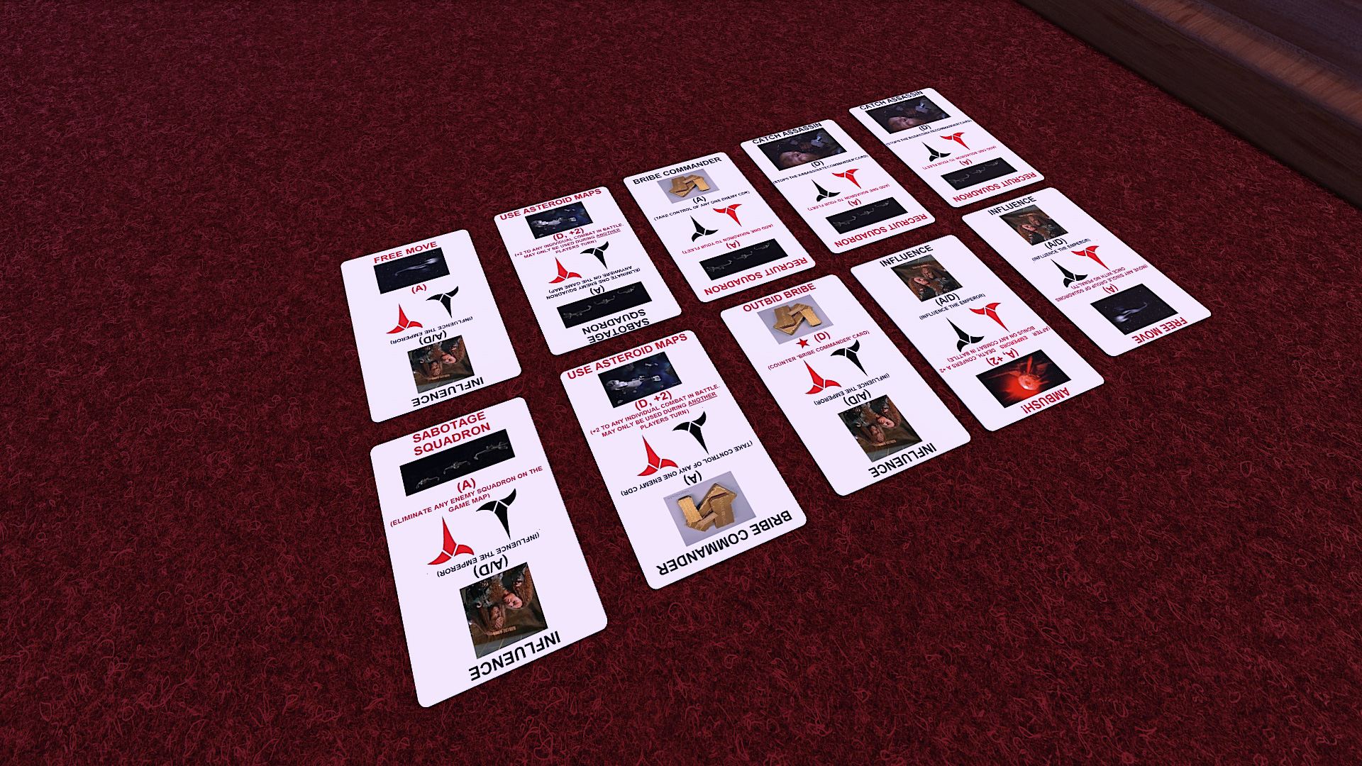 Star Trek III: Struggle for the Throne Board Game