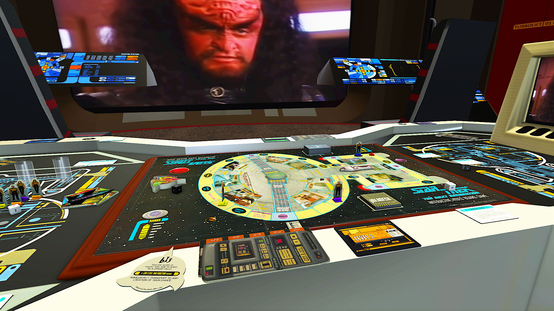 Star Trek TNG A Klingon Challenge VHS Board Game