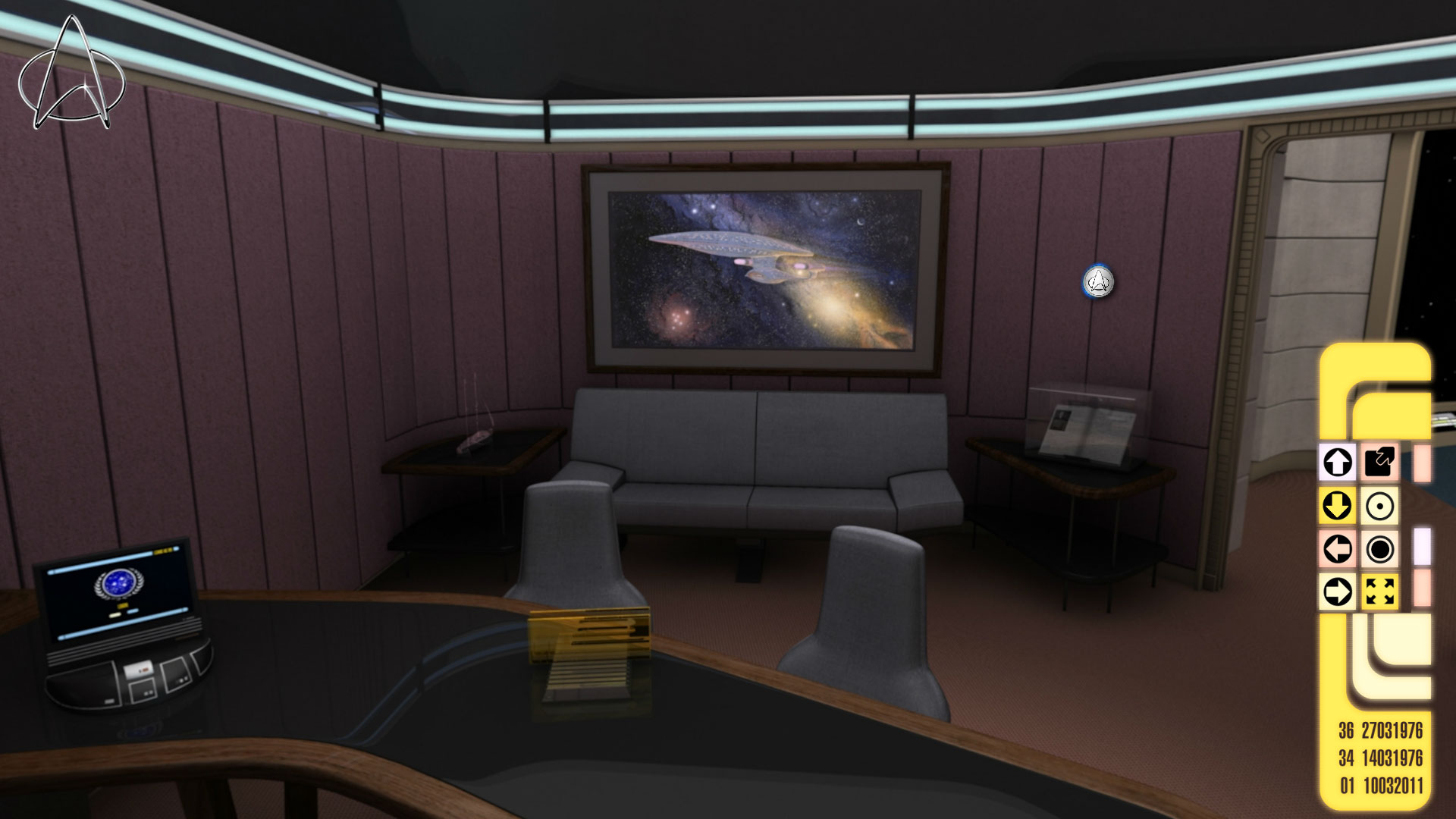 Star Trek TNG On Board the Enterprise D Screenshot