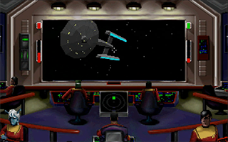 Star Trek Starfleet Academy Bridge Simulator Sega 32X Screenshot