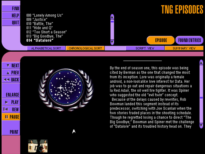 Star Trek The Next Generation Companion Screenshot
