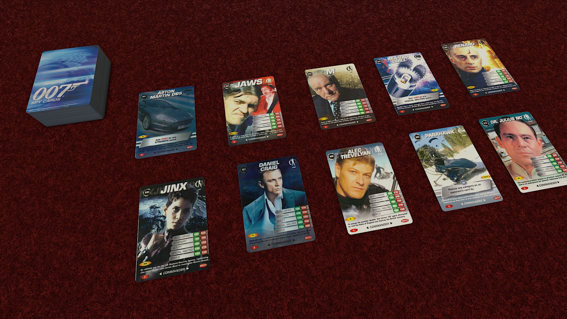 007 Spy Cards