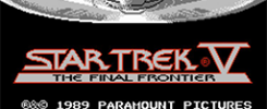 Star Trek V The Final Frontier NES Screenshot